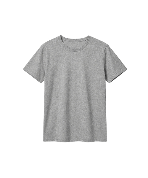 VASCARA（バスカラ）の「Raw Edge Round Short Sleeve T-shirt (8colors)（Tシャツ/カットソー・レディース・グレー/ピンク/ネイビー/ホワイト/スカイブルー/ブラック/ミント/ダークパープル・FREE）」の3枚目の写真