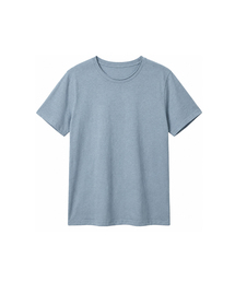 Raw Edge Round Short Sleeve T-shirt (8colors)
