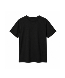 Raw Edge Round Short Sleeve T-shirt (8colors)