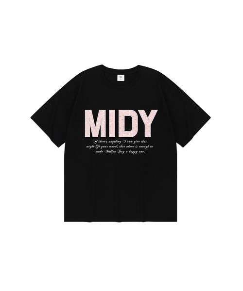 MILLION DAY(ミリオンデイ)の「MIDY クールコットン半袖Tシャツ(Tシャツ/カットソー・レディース・ホワイト/ブラック・SMALL/MEDIUM/LARGE/X-LARGE)」の2枚目の写真