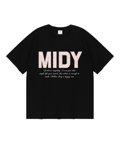 MILLION DAY(ミリオンデイ)の「MIDY クールコットン半袖Tシャツ(Tシャツ/カットソー・レディース・ホワイト/ブラック・SMALL/MEDIUM/LARGE/X-LARGE)」の3枚目の写真