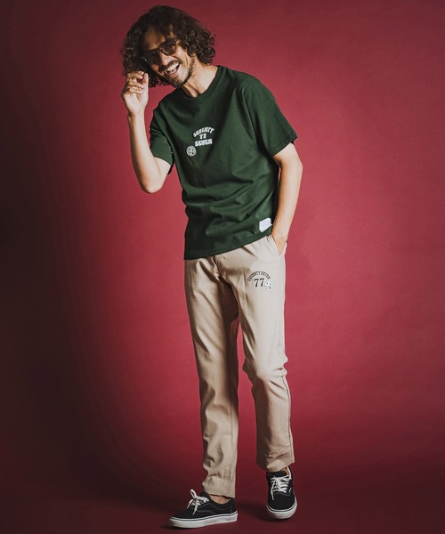 seventy seven(セブンティセブン)の「mt10612- heavy oz S-S t-shirt (funny arch) Tシャツ(7726W130)(Tシャツ/カットソー・メンズ・ホワイト/ブラック/グリーン・S/M/L/XL)」の6枚目の写真