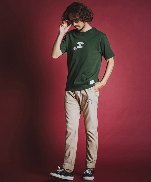 seventy seven(セブンティセブン)の「mt10612- heavy oz S-S t-shirt (funny arch) Tシャツ(7726W130)(Tシャツ/カットソー・メンズ・ホワイト/ブラック/グリーン・S/M/L/XL)」の7枚目の写真