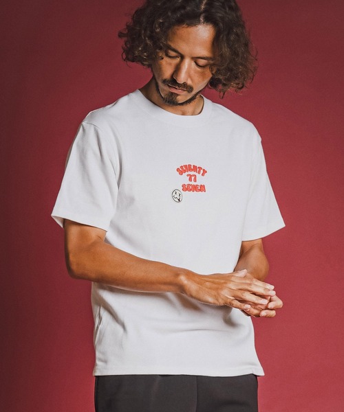 seventy seven(セブンティセブン)の「mt10612- heavy oz S-S t-shirt (funny arch) Tシャツ(7726W130)(Tシャツ/カットソー・メンズ・ホワイト/ブラック/グリーン・S/M/L/XL)」の8枚目の写真