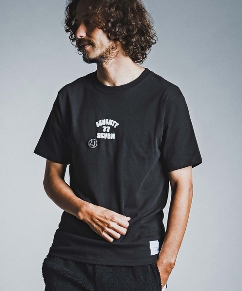 seventy seven(セブンティセブン)の「mt10612- heavy oz S-S t-shirt (funny arch) Tシャツ(7726W130)(Tシャツ/カットソー・メンズ・ホワイト/ブラック/グリーン・S/M/L/XL)」の13枚目の写真