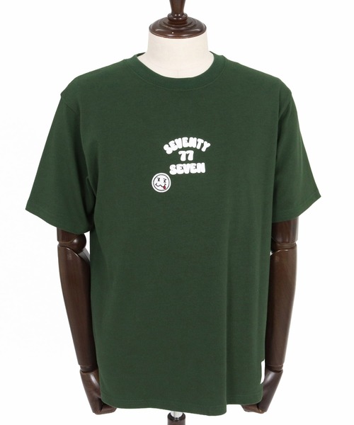 seventy seven(セブンティセブン)の「mt10612- heavy oz S-S t-shirt (funny arch) Tシャツ(7726W130)(Tシャツ/カットソー・メンズ・ホワイト/ブラック/グリーン・S/M/L/XL)」の18枚目の写真