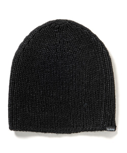 430(フォーサーティ)の「mko13794-CK LONG BEANIE ロングビーニー ニット帽(26-171)(ニットキャップ/ビーニー・メンズ・ブラウン/ブルー/バーガンディー/ブラック・FREE)」の1枚目の写真