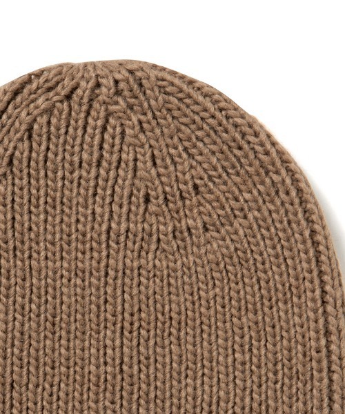 430(フォーサーティ)の「mko13794-CK LONG BEANIE ロングビーニー ニット帽(26-171)(ニットキャップ/ビーニー・メンズ・ブラウン/ブルー/バーガンディー/ブラック・FREE)」の5枚目の写真