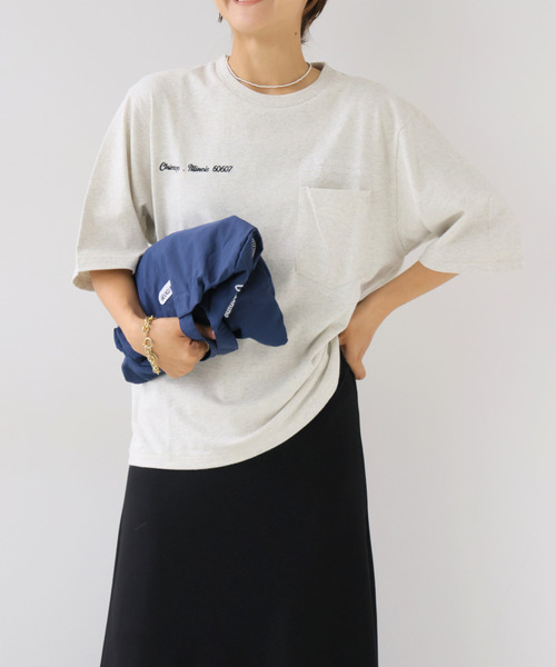 OUTDOOR PRODUCTS(アウトドアプロダクツ)の「UNIVERSAL OVERALL U O ex VINTAGE Tshirt(Tシャツ/カットソー・レディース・アイボリー/ホワイト系その他/ブラウン・MEDIUM/SMALL)」の15枚目の写真