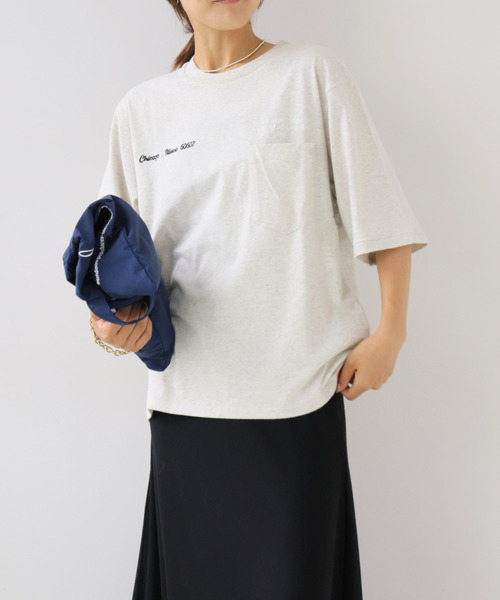 OUTDOOR PRODUCTS(アウトドアプロダクツ)の「UNIVERSAL OVERALL U O ex VINTAGE Tshirt(Tシャツ/カットソー・レディース・アイボリー/ホワイト系その他/ブラウン・MEDIUM/SMALL)」の16枚目の写真