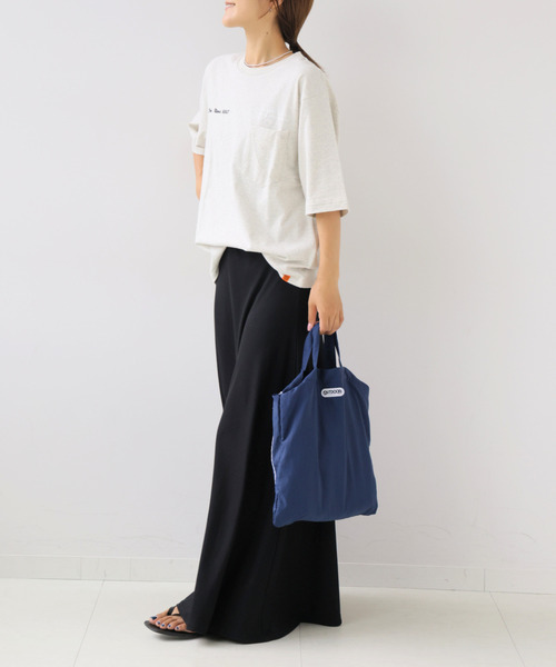 OUTDOOR PRODUCTS(アウトドアプロダクツ)の「UNIVERSAL OVERALL U O ex VINTAGE Tshirt(Tシャツ/カットソー・レディース・アイボリー/ホワイト系その他/ブラウン・MEDIUM/SMALL)」の19枚目の写真