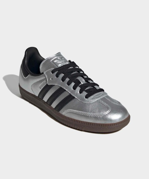 adidas(アディダス)の「サンバ OG / Samba OG / アディダスオリジナルス adidas Originals(スニーカー・レディース・シルバー・22.0cm/22.5cm/23.0cm/23.5cm/24.0cm/24.5cm/25.0cm/25.5cm/26.0cm/26.5cm/27.0cm/27.5cm/28.0cm)」の4枚目の写真