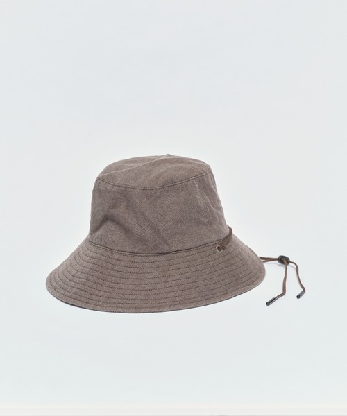 bal(バル)の「LONG BILL BUCKET HAT(ハット・メンズ・ブラック/ブラウン/ベージュ・FREE)」の13枚目の写真