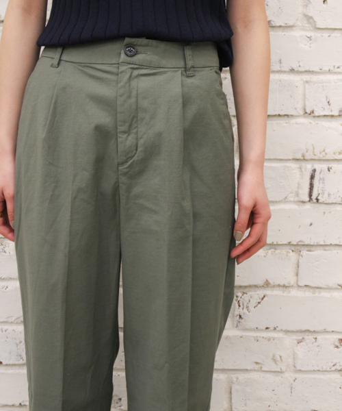 CIAOPANIC（チャオパニック）の「【Ciaopanic】バックサテンワイドパンツ（その他パンツ・レディース・ネイビー/ベージュ/カーキ・SMALL/LARGE/MEDIUM）」の7枚目の写真