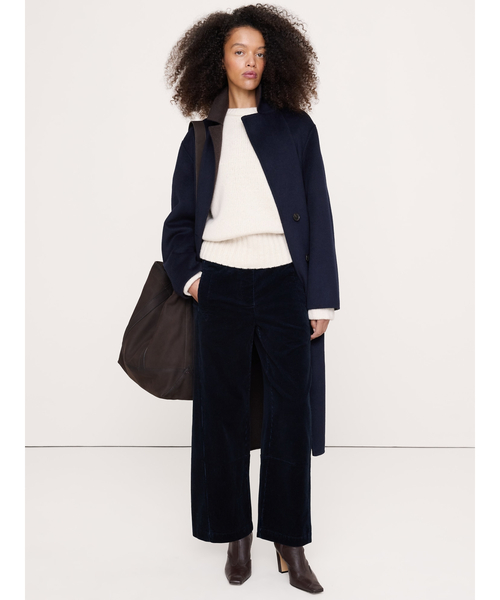 Banana Republic(バナナリパブリック)の「ミッドライズ リラックス コーデュロイ ペインター プルオン パンツ(その他パンツ・レディース・ネイビー/オリーブ/オフホワイト/キャメル・XS/S/M/L)」の18枚目の写真