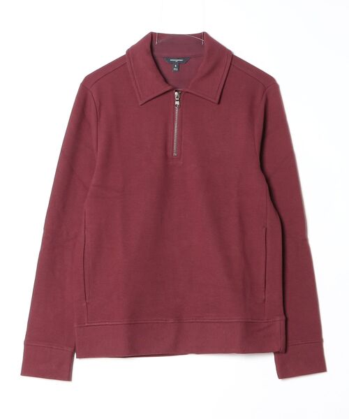 BANANA REPUBLIC FACTORY STORE（バナナリパブリック ファクトリーストア）の「BANANA REPUBLIC FACTORY STORE　　オットマンハーフジップポロ（Tシャツ/カットソー・メンズ・ベージュ/ネイビー/ピンク系その他・S/M/L/XL）」の4枚目の写真