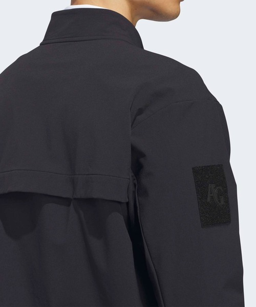adidas(アディダス)の「ウィンド フルジップ ジャケット【adidas Golf/アディダスゴルフ】(ブルゾン・メンズ・ブラック・X-LARGE/SMALL/MEDIUM/LARGE/XX-LARGE)」の4枚目の写真
