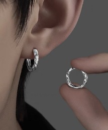 Mayree（メイリー）の「【456894】メンズロゴツイストフープピアス(RO)（ピアス（両耳用））」