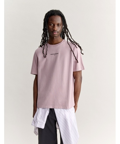 Maison Kitsune(メゾンキツネ)の「MAISON KITSUNE PARIS FADED COMFORT TEE-SHIRT(Tシャツ/カットソー・メンズ・ピンク系その他・XS/S/M/L/XL)」の5枚目の写真