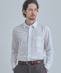 J-CAMICIE ハイゲージジャージドレスシャツ（Albini×RENU）＜ストレッチ＞