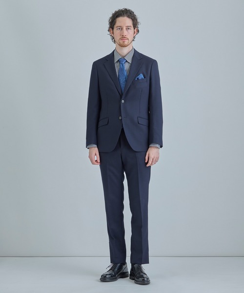 MEN'S BIGI(メンズビギ)の「J-CAMICIE ハイゲージジャージドレスシャツ(Albini×RENU)<ストレッチ>(シャツ/ブラウス・メンズ・ホワイト/ネイビー/ブラック系その他/ダークネイビー・01/02/03/04)」の14枚目の写真