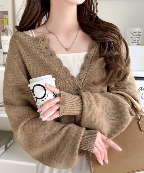 セール】シンプル派もきっと恋する、ほっこりデザイン。スカラップ多