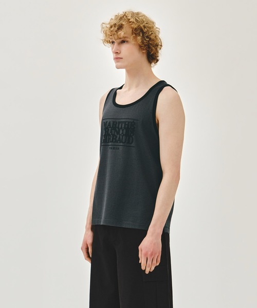 MARITHE + FRANCOIS GIRBAUD(マリテフランソワジルボー)の「SHADOW CLASSIC LOGO SLEEVELESS(Tシャツ/カットソー・レディース・アイボリー/チャコール・SMALL/MEDIUM/LARGE)」の14枚目の写真
