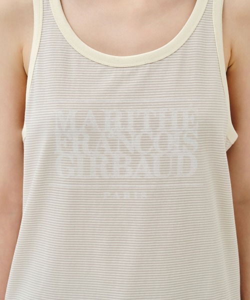 MARITHE + FRANCOIS GIRBAUD(マリテフランソワジルボー)の「SHADOW CLASSIC LOGO SLEEVELESS(Tシャツ/カットソー・レディース・アイボリー/チャコール・SMALL/MEDIUM/LARGE)」の19枚目の写真