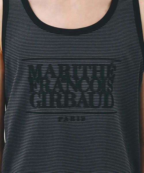 MARITHE + FRANCOIS GIRBAUD(マリテフランソワジルボー)の「SHADOW CLASSIC LOGO SLEEVELESS(Tシャツ/カットソー・レディース・アイボリー/チャコール・SMALL/MEDIUM/LARGE)」の5枚目の写真