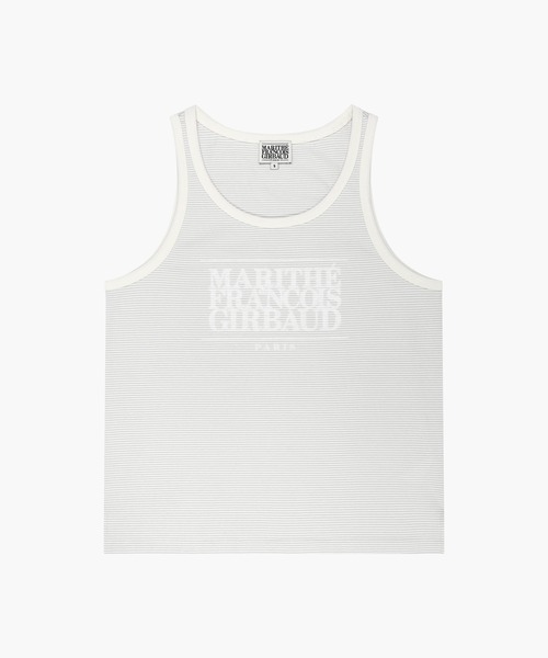 MARITHE + FRANCOIS GIRBAUD(マリテフランソワジルボー)の「SHADOW CLASSIC LOGO SLEEVELESS(Tシャツ/カットソー・レディース・アイボリー/チャコール・SMALL/MEDIUM/LARGE)」の20枚目の写真