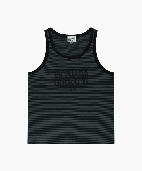 MARITHE + FRANCOIS GIRBAUD(マリテフランソワジルボー)の「SHADOW CLASSIC LOGO SLEEVELESS(Tシャツ/カットソー・レディース・アイボリー/チャコール・SMALL/MEDIUM/LARGE)」の6枚目の写真