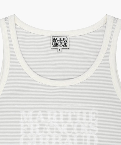 MARITHE + FRANCOIS GIRBAUD(マリテフランソワジルボー)の「SHADOW CLASSIC LOGO SLEEVELESS(Tシャツ/カットソー・レディース・アイボリー/チャコール・SMALL/MEDIUM/LARGE)」の11枚目の写真