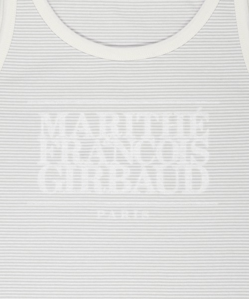 MARITHE + FRANCOIS GIRBAUD(マリテフランソワジルボー)の「SHADOW CLASSIC LOGO SLEEVELESS(Tシャツ/カットソー・レディース・アイボリー/チャコール・SMALL/MEDIUM/LARGE)」の12枚目の写真
