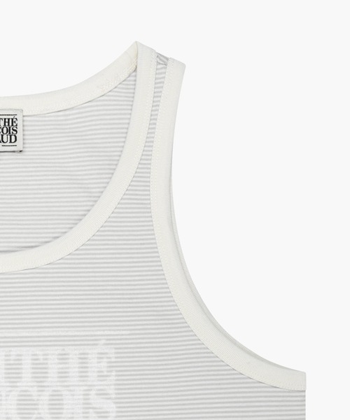 MARITHE + FRANCOIS GIRBAUD(マリテフランソワジルボー)の「SHADOW CLASSIC LOGO SLEEVELESS(Tシャツ/カットソー・レディース・アイボリー/チャコール・SMALL/MEDIUM/LARGE)」の13枚目の写真
