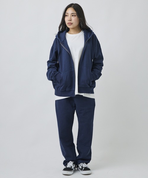 ムラサキスポーツ(ムラサキスポーツ)の「DEAR LAUREL/ディアローレル ロングパンツ スウェット パンツ ピグメント加工 無地 裏毛 セットアップ対応 DL26F-3104(スウェットパンツ・メンズ・ネイビー/オリーブ/ブラック・M/L)」の22枚目の写真