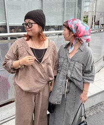 3WAYリヨセルデニムシャツ