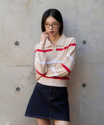 Viscose Calla Button Knit (Beige)