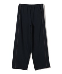 SHIPS Primary Navy Label:〈洗濯機可能〉サテン パイピング ジャージ パンツ