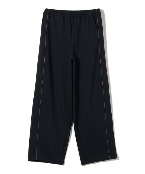 SHIPS(シップス)の「SHIPS Primary Navy Label:〈洗濯機可能〉サテン パイピング ジャージ パンツ(その他パンツ・レディース・グレー/ネイビー・ONE SIZE)」の2枚目の写真