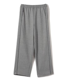 SHIPS Primary Navy Label:〈洗濯機可能〉サテン パイピング ジャージ パンツ