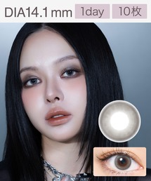 CRUUM（クルーム）の「CRUUM 1day サイレンスグレー（10枚入り）（コンタクトレンズ・カラコン）」