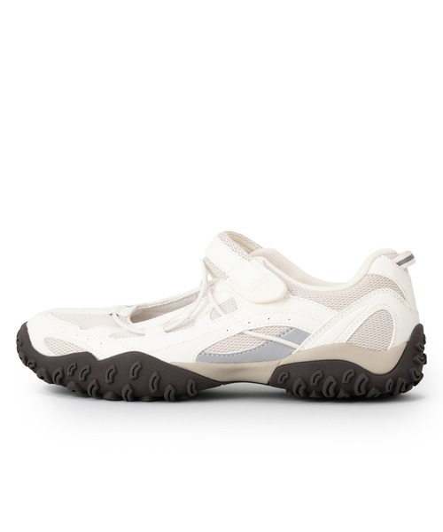 FILA(フィラ)の「FILA/フィラ メリージェーン ECHAPPE VC v2 エシャッペ FW0104389001/FW0104389031/FW0104389217(スニーカー・レディース・ホワイト×シルバー/ブラック×シルバー/ホワイト×ブラウン・23.5cm/25.0cm/24.0cm/23.0cm/24.5cm)」の1枚目の写真