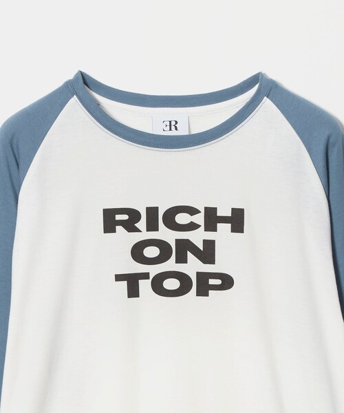 ER(イーアール)の「<ER>グラフィック ロングスリーブ Tシャツ(Tシャツ/カットソー・レディース・ライトブルー/ダークグリーン・FREE)」の19枚目の写真