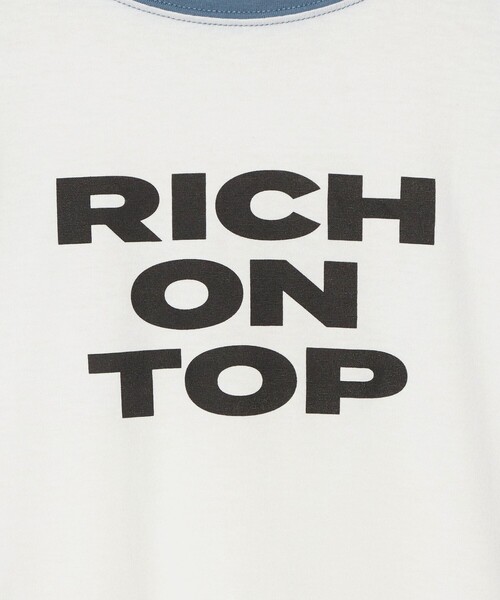ER(イーアール)の「<ER>グラフィック ロングスリーブ Tシャツ(Tシャツ/カットソー・レディース・ライトブルー/ダークグリーン・FREE)」の17枚目の写真