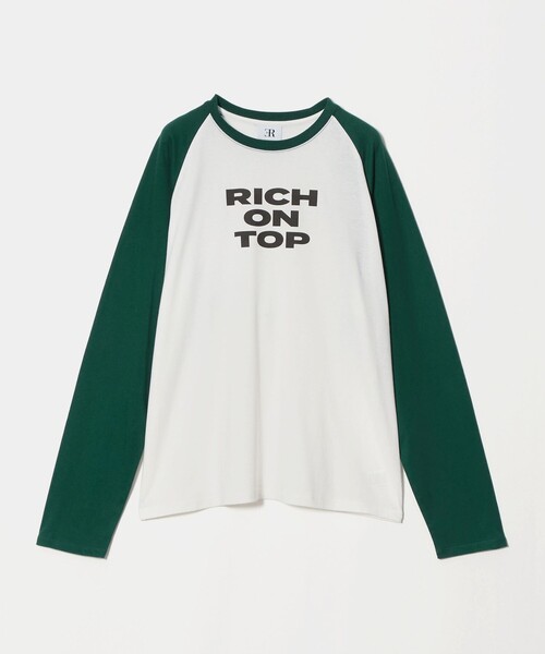 ER(イーアール)の「<ER>グラフィック ロングスリーブ Tシャツ(Tシャツ/カットソー・レディース・ライトブルー/ダークグリーン・FREE)」の15枚目の写真