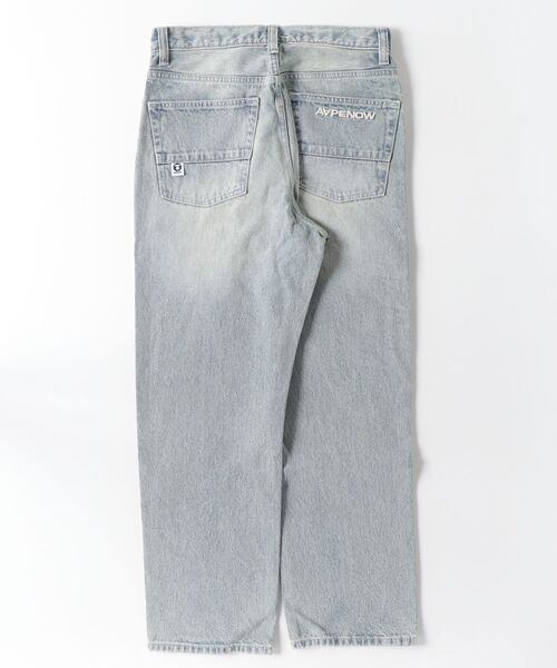AAPE BY A BATHING APE（エーエイプバイアベイシングエイプ）の「AAPE NOW DENIM PANTS（デニムパンツ・メンズ・ライトブルー・X-LARGE/SMALL/MEDIUM/LARGE）」の4枚目の写真