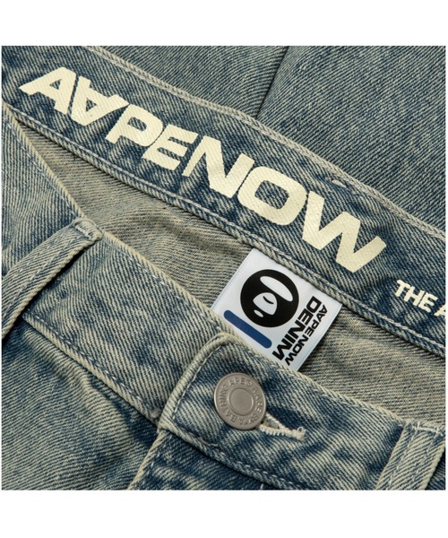 AAPE BY A BATHING APE（エーエイプバイアベイシングエイプ）の「AAPE NOW DENIM PANTS（デニムパンツ・メンズ・ライトブルー・X-LARGE/SMALL/MEDIUM/LARGE）」の2枚目の写真