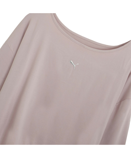 PUMA(プーマ)の「PUMA プーマ ウィメンズ ヨガ スタジオ 長袖 Tシャツ(Tシャツ/カットソー・レディース・ブラック/オフホワイト/ピンクベージュ・MEDIUM/LARGE/X-LARGE/SMALL)」の11枚目の写真