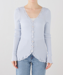 ROSEMUNDE/ロサムンド Lace cardigan 5420