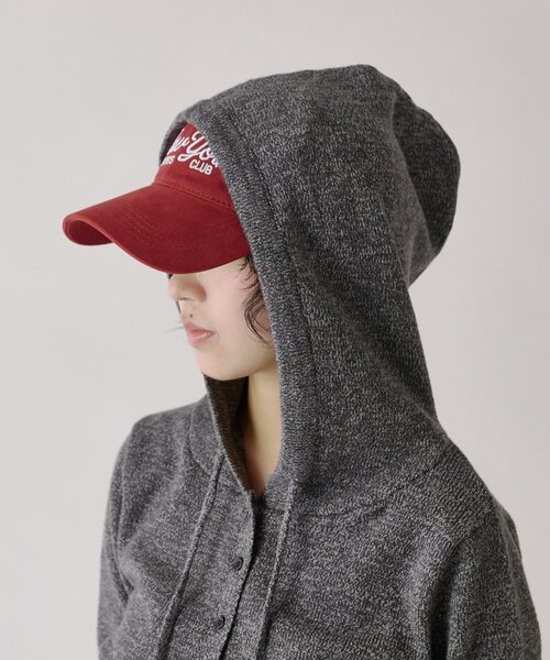 goocy(グーシー)の「【セレクトアイテム】ウールライクミックスフードカーディガン(カーディガン/ボレロ・レディース・グレー/ボルドー・FREE)」の3枚目の写真